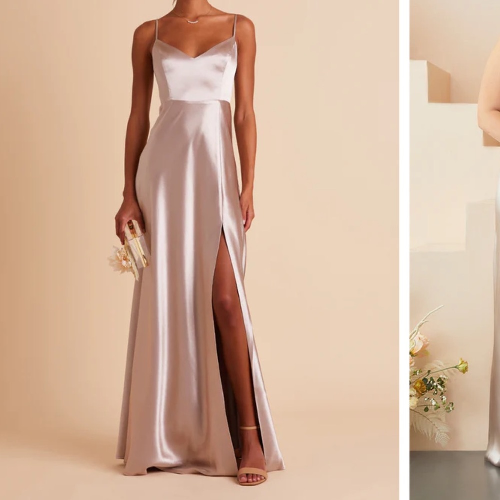 Birdy Grey bridesmaid dress - Satin Taupe